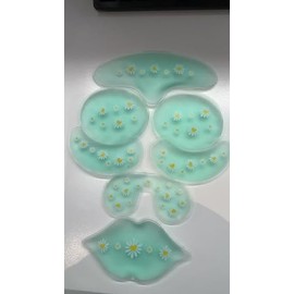NEWGO 7 in 1 Gel Cold Packs for Forehead Eyes Lower Eyelid Nose Lip Skincare Ice Mask