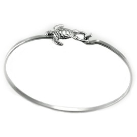 Cape Cod Jewelry-CCJ Sea Turtle Bracelet - Latch Cuff