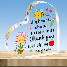 JMIMO Thank You Teacher Gifts for Women Birthday Gift for Teacher Acrylic Keepsake Teacher Appreciation Gifts for Graduation