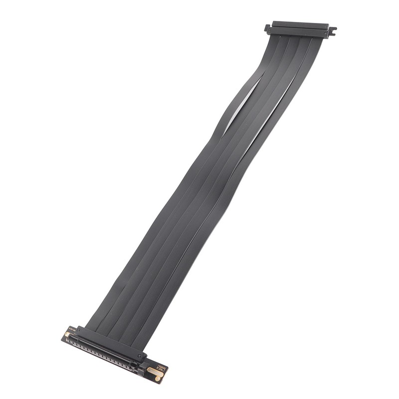 PCIE 4.0 X16 Extender Right Angle 64GB/s Shielded Plug and