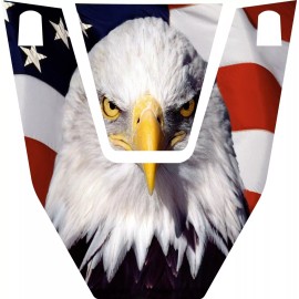 TVC 2019-CURRENT HONDA TALON 1000 MATTE WAVING AMERICAN FLAG WITH EAGLE HOOD