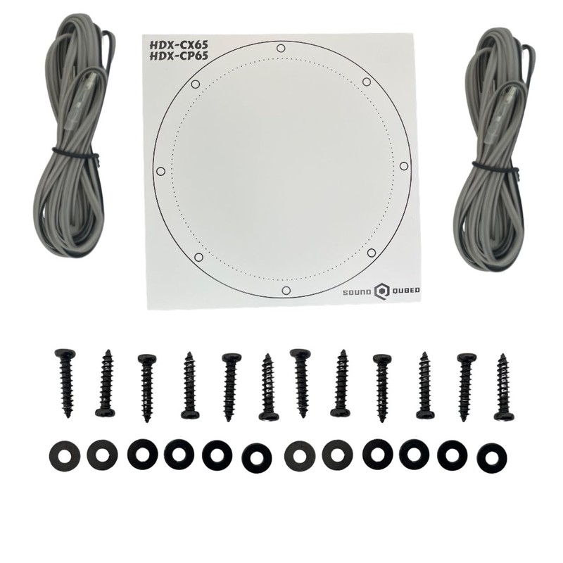 Soundqubed HDX Series 6.5" Coaxial 2-Way Speakers (Pair)