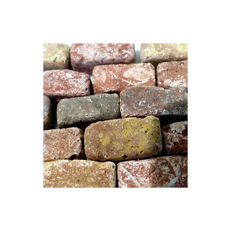 Building Blocks, Brick Red, Pack of 80, Made in Germany,