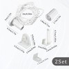 Set of 2 Roller Blind Klemmfix Replacement Parts, Klemmfix Bracket