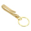 PATIKIL U Shape Hook Keychain, 2.4 Inch Long Solid Brass