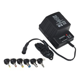 STEREN Eliminador de 1,5 a 12 Vcc, 500 mA con Puntas Intercambiables ELI-055