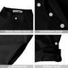 YAOHUOLE Men's Kaftan Long Sleeve Kaftan Men's Long Thobe Men's