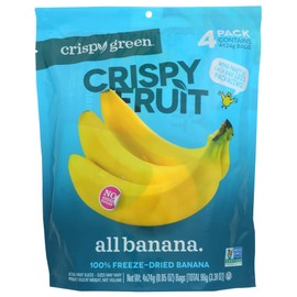 CRISPY GREEN Freeze Dried Banana, 3.39 OZ
