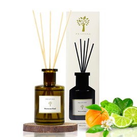 PRISTINE Premium Hotel Reed Diffuser Set with Cotton Stick Moroccan Bergamot Orange Blossom | Inspired by Sofitel Hotel | Scent Fragrance Oil Diffuser for Bedroom Bathroom Living Room Home Décor
