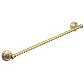 Designers Impressions Royal Series Brushed Brass 24" Towel Bar: MBA7721