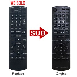 Allimity N2QAYA000008 Replacement Remote Replacement for Panasonic CD Stereo System RX-D50 RX-D55 RX-D55EG RX-D55EGK RXD50 RXD55 RXD55EG RXD55EGK