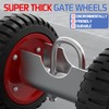 USCaster Rolling Gate Wheel,Sliding Gate Casters for Chain Link Gates
