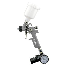 NuMax SPS08 Pneumatic 0.8 mm Tip Mini HVLP Gravity Feed Spray Gun with 125 cc Plastic Cup