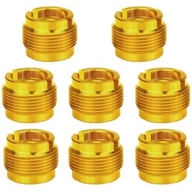 8 Pcs Boom Arm Adapter Screw Thread Adapter Mic Stand Screw Adapter 5/8" Male to 3/8" Female for Microphone Stand Shock Mount