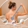 Back Brush Long Handle for Shower, 20.5” Back Bath Brush