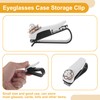 Motoforti Car Sunglasses Clip Universal Sun Visor Sunglasses Holder for