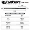 FIVEPEARS 1 Count 1/8" Spiral CNC Router Bit, 1/8" Shank,
