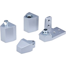 Offset Pivot Hinge, Half Surface, 125 lb.