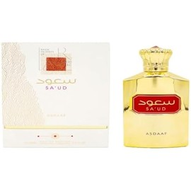 Lattafa Sa'ud Eau De Parfum Spray for Unisex, 3.4 Ounce