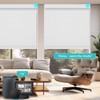 Changshade Smart Roller Shade with Remote Control Blackout Automatic Window