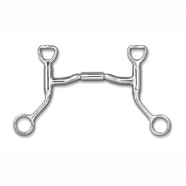 Myler HBT Shank with Sweet Iron Forward Tilt Ported Barrel