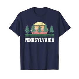 Pennsylvania Retro Vintage T-Shirt Gift for Men, Women & Kids