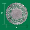 Hygloss Products 8 Inch Silver Foil Doilies - Round Doilies