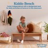 ECR4Kids Kiddo Bench, Kids Furniture, Natural