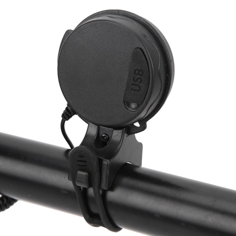 Bicycle Electric Horn Handlebar IP65 120dB USB Charging 3 Sound