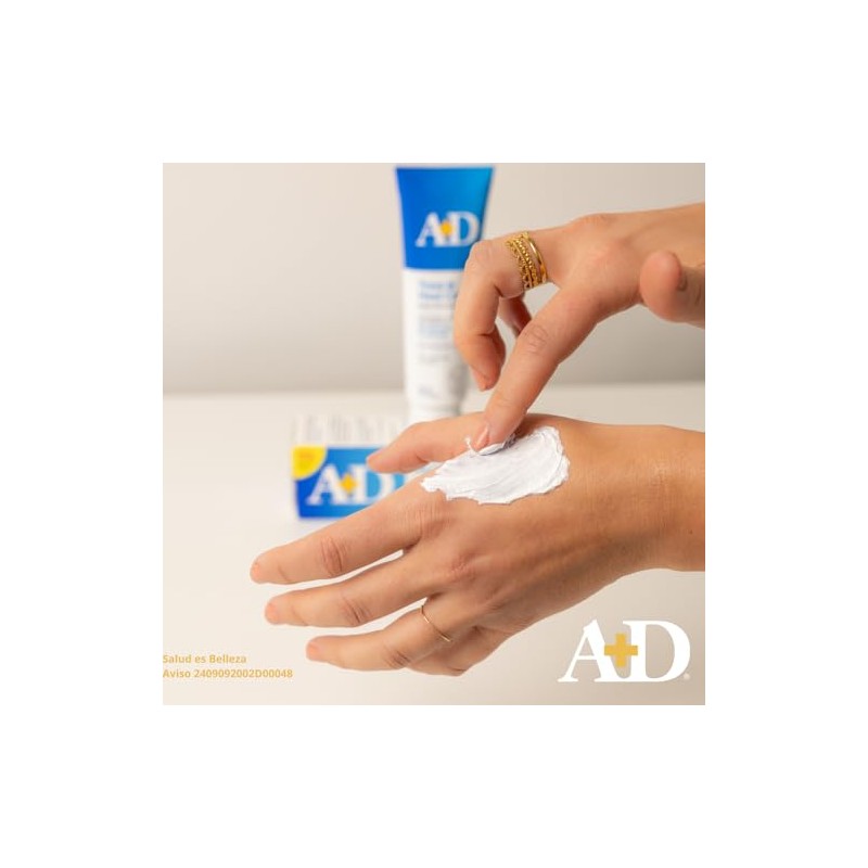 A+D Cuidado Intenso Pomada para Rozaduras con Óxido de Zinc