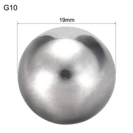 sourcing map Precision Chrome Steel Bearing Balls 19mm G10 5pcs
