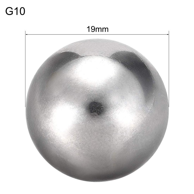 sourcing map Precision Chrome Steel Bearing Balls 19mm G10 5pcs