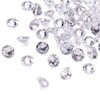 Craftdady 50pcs 4mm Cubic Zirconia Cabochons Clear Small Faceted Rhinestone