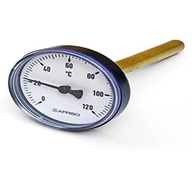 Afriso 63711 Bimetal Buffer Storage Thermometer 100 mm