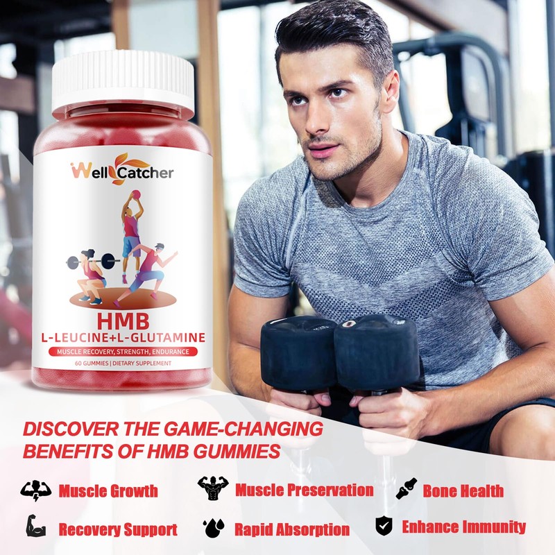 HMB and Leucine Gummies Supplements: HMB and Leucine Amino Acid