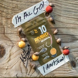 One More Cast OMC Revibed Escargo Snail Hookbaits – Realistic Crustacean Presentation for Carp Fishing – Flavoured Foam Compatible – Innovative Lakebed Rig Bait – Pack of 10