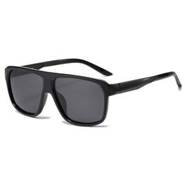 YAMEIZE Polarized Sunglasses for Men Women Pilot 70s Retro Vintage Square Polarised Driving Glasses UV400 Protection