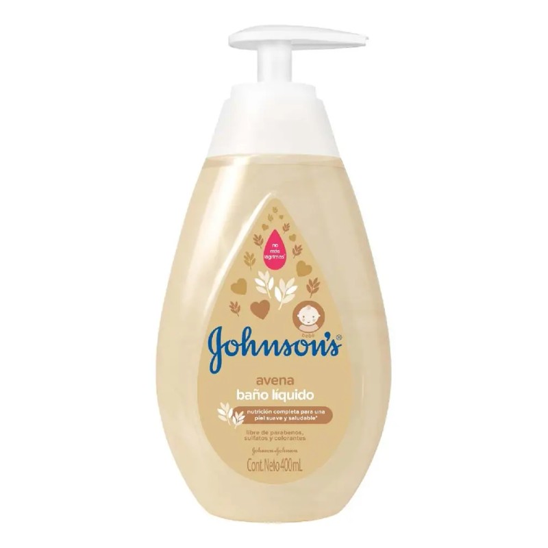 Jabón Líquido Para Bebés Johnson's Oat 400 Ml.