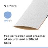 White Disposable papmAm Files for Straight Nail File Staleks Pro