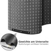 FIISAYL Waffle Shower Curtain Shower Curtains with Magnet Washable Textile