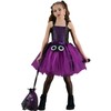 FEOYA Children's Girls' Spider Dress, 3-Piece Tutu Witch Dress with
