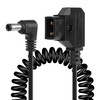 CERRXIAN D-Tap to Right Angle DC 12V Coiled Cable Replacement