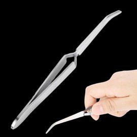 Stainless steel nail tweezers gel nail shaping tweezers clip nail art multifunction nail pincher tweezers tool