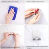 Ganchos Adhesivos para Pared de Acero Inoxidable
