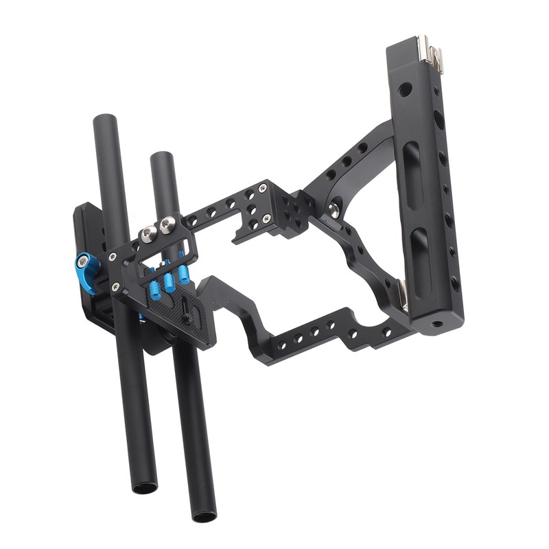 Aluminum Camera Cage Rig with Top Handle for A7 A7II