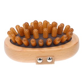 KICHOUSE Wooden Massage Comb Durable Acupoint Massager for Muscle Relief Ancient Chinese Spa Tool for Home Body Care Promotes Muscles