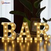 LED Marquee Letters Lights Sign-B, HXWEIYE Led Letters Lights 26