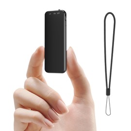 Vivaniir Voice Recorder, Small Size, 64 GB, Up to 900 Hours of Recording Storage, Over 25 Hours of Continuous Recording, One-Button Recording, 0.8 oz (22 g), Ultra Lightweight, IC Recorder, USB-C VOR