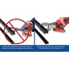 3/4" Panel Sliding Door Track - 48" Black Plastic Upper