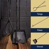 Kings County Tools 3-Piece Fireplace Tool Set - Hand Forged